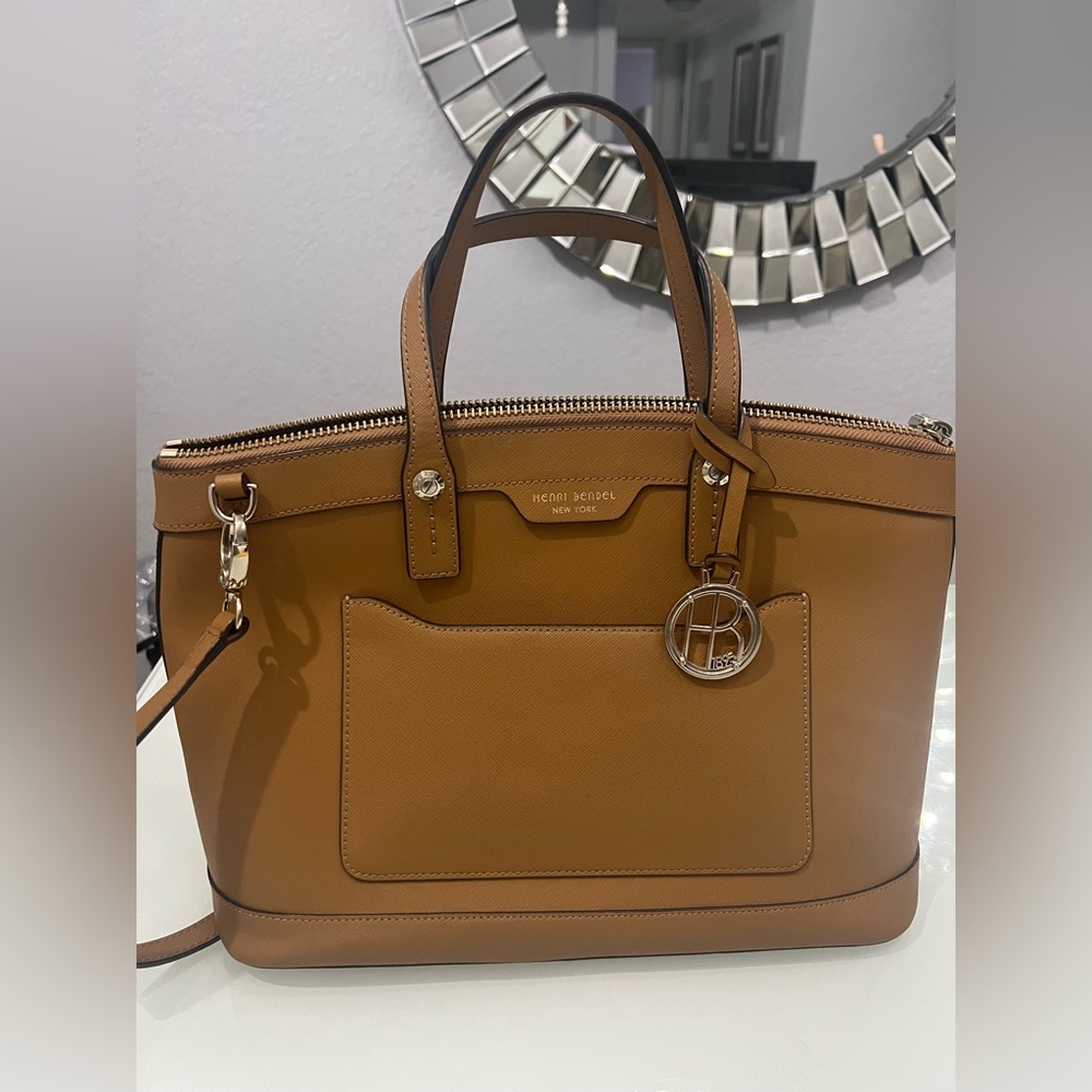 Camel color Henri Bendel bag!